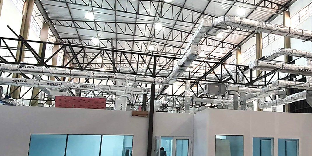 sistema ar condicionado salas limpas