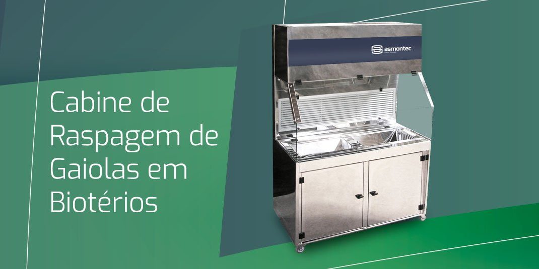 Cabine de Raspagem de Gaiolas em Biotérios